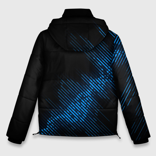 Мужская зимняя куртка 3D Ozzy Osbourne звуковая волна, цвет черный - фото 2