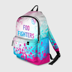 Рюкзак 3D Foo Fighters neon gradient style: символ сверху