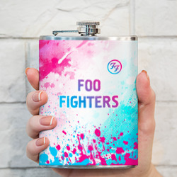 Фляга Foo Fighters neon gradient style: символ сверху - фото 2