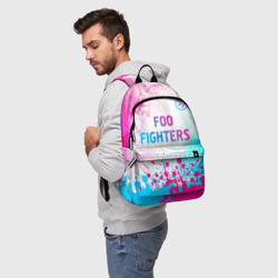 Рюкзак 3D Foo Fighters neon gradient style: символ сверху - фото 2