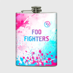Фляга Foo Fighters neon gradient style: символ сверху