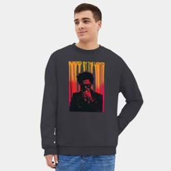Мужской свитшот oversize без начеса хлопок Blinded by the lights - фото 2
