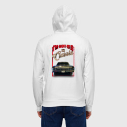 Мужская толстовка на молнии хлопок Классика автомобиль Chevrolet Impala - фото 2