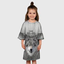 Детское платье 3D Серенький волчок - фото 2