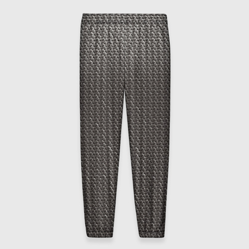 Мужские брюки 3D Кольчуга серая, цвет 3D печать - фото 2