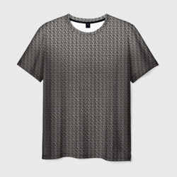 Кольчуга серая – Мужская футболка 3D с принтом купить со скидкой в -26%