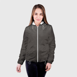 Женская куртка 3D Кольчуга серая - фото 2
