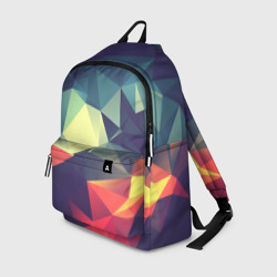 Рюкзак 3D Разноцветный полигональный узор