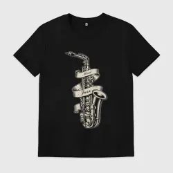 Мужская футболка хлопок Mood jazz sax