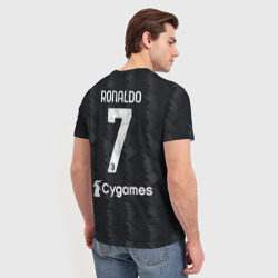Мужская футболка 3D Криштиану Роналду Ювентус форма 22-23 гостевая - фото 2