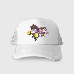 Кепка тракер с сеткой Эволюция Котят Chicken Gun Тёма и Мурка