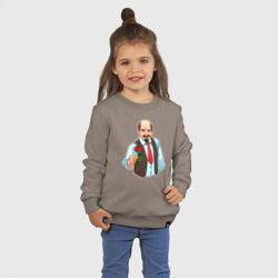 Детский свитшот хлопок Ленин с розой - фото 2