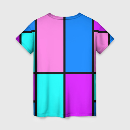 Женская футболка 3D Firm аля 80-е, цвет 3D печать - фото 2