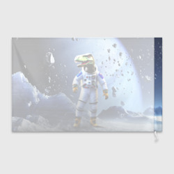 Флаг 3D Тираннозавр-космонавт - фото 2