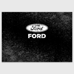 Поздравительная открытка Ford с потертостями на темном фоне
