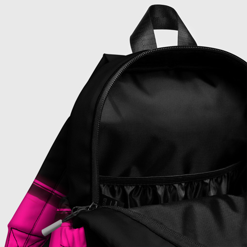 Детский рюкзак 3D с принтом Great Wall - neon gradient: символ сверху, фото #4