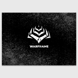 Поздравительная открытка Warframe с потертостями на темном фоне