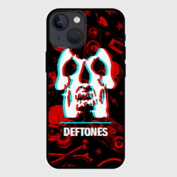 Чехол для iPhone 13 mini Deftones rock glitch