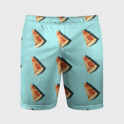 Мужские шорты спортивные Кусок пиццы