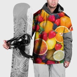 Накидка на куртку 3D Сочные фрукты