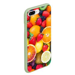 Чехол для iPhone 7Plus/8 Plus матовый Сочные фрукты - фото 2