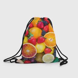 Рюкзак-мешок 3D Сочные фрукты