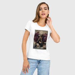 Женская футболка хлопок Slim Feat Lana Del Rey - фото 2