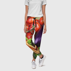 Женские брюки 3D Свежие овощи - фото 2