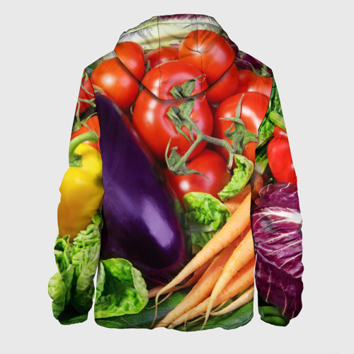 Мужская куртка 3D Свежие овощи, цвет 3D печать - фото 2