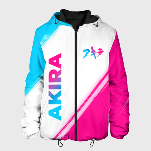 Мужская куртка 3D Akira neon gradient style: надпись, символ, цвет 3D печать