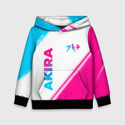 Детская толстовка 3D Akira neon gradient style: надпись, символ