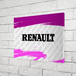Холст прямоугольный Renault pro racing: надпись и символ - фото 2