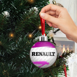 Ёлочный шар Renault pro racing: надпись и символ - фото 2