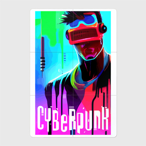 Магнитный плакат 2Х3 Cyberpunk - sketch