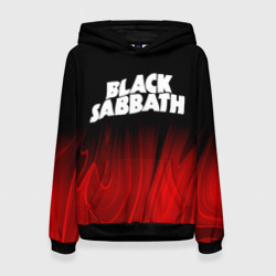Женская толстовка 3D Black Sabbath red plasma