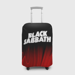 Чехол для чемодана 3D Black Sabbath red plasma