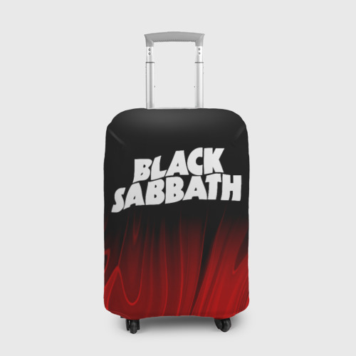 Чехол для чемодана 3D Black Sabbath red plasma, цвет 3D печать