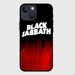 Чехол для iPhone 13 mini Black Sabbath red plasma