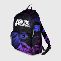 Рюкзак 3D Asking Alexandria neon monstera