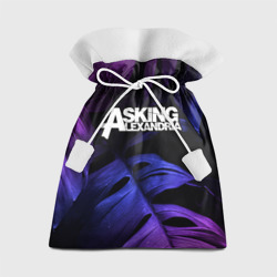 Подарочный 3D мешок Asking Alexandria neon monstera