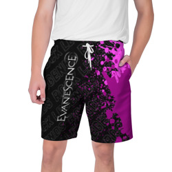 Мужские шорты 3D Evanescence rock Legends: по-вертикали