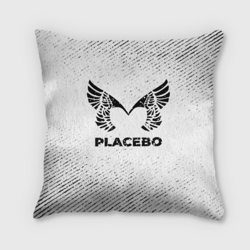 Подушка 3D Placebo с потертостями на светлом фоне