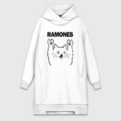 Платье-худи хлопок Ramones - rock cat