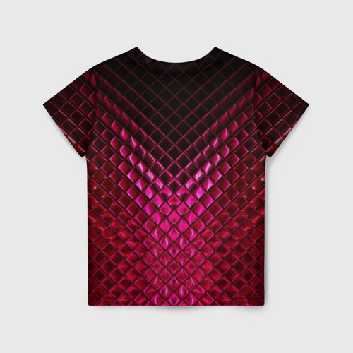 Детская футболка 3D Рубиновая змеиная кожа, цвет 3D печать - фото 2