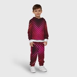 Детский костюм с толстовкой 3D Рубиновая змеиная кожа - фото 2