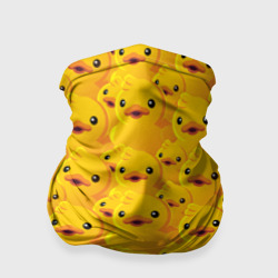 Бандана-труба 3D Желтая резиновая уточка для ванны
