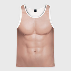 Мужская майка 3D Мужской торс качка с мышцами - идеальное тело с мускулами