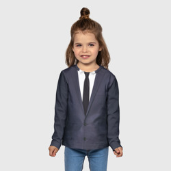 Детский лонгслив 3D Деловой пиджак с рубашкой - фото 2
