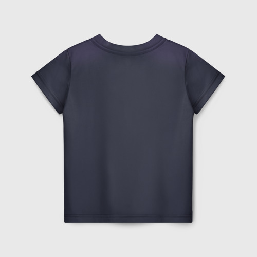 Детская футболка 3D с принтом Деловой пиджак с рубашкой, вид сзади #1