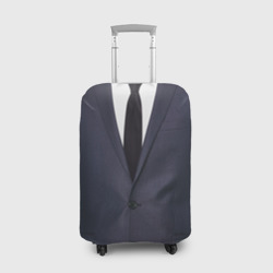 Чехол для чемодана 3D Деловой пиджак с рубашкой